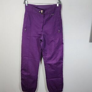 Vintage Inside Edge Vibrant Purple High-Waisted Ski Pants size L